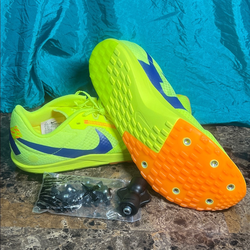 Nike Zoom Rival Waffle 6 Cross Country Shoes DX7999 701 Size M 10.5